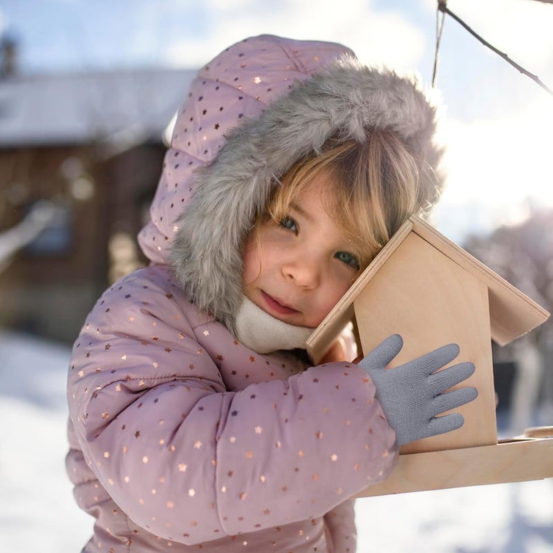 ONESING 6 Pair Baby Gloves Toddler Gloves Toddler Winter Gloves Kids Gloves Winter Stretchy Knit Gloves for Kids Boys Girls - Image 5